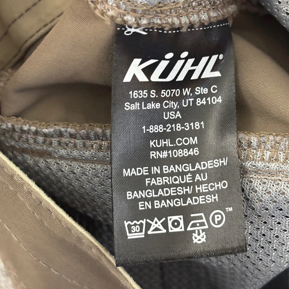Kuhl Renegade Performance Pant Mens 40x32 Brown Stretch Hiking Outdoor 5120